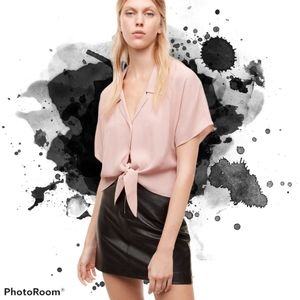 🎈2/$50 Wilfred Free Haung Front Tie Blouse